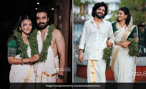 Malayalam Actors Deepak Parambol And Aparna Das Look Divine As They