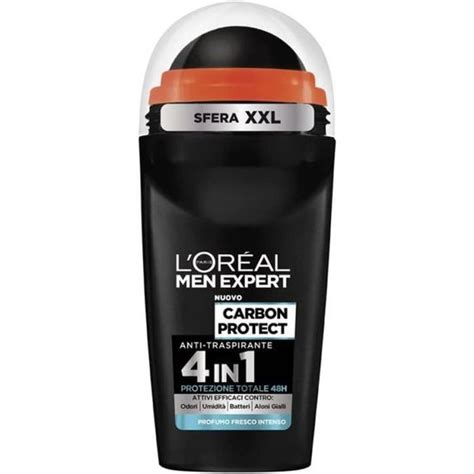 L ORÉAL Paris Men Expert Carbon Protect Déodorant Homme Roll On Anti