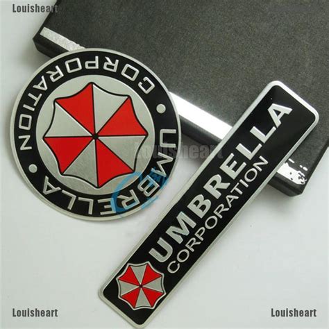 Lhph D Aluminum Alloy Umbrella Corporation Resident Evil Car Decals