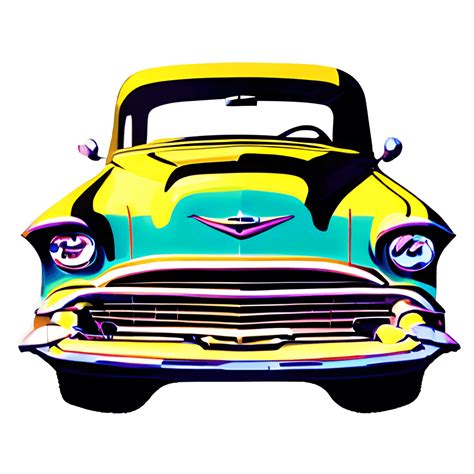 Hovt Rod 57 Chevy Graphic · Creative Fabrica