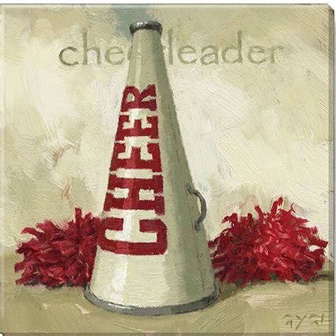 Darren Gygi Home Collection Cheer Megaphone Giclee Wall Art By Darren