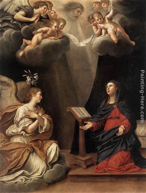 Francesco Albani The Annunciation painting anysize 50% off - The ...