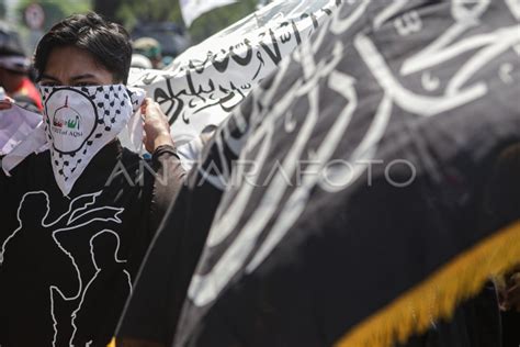 Aksi Solidaritas Untuk Palestina ANTARA Foto