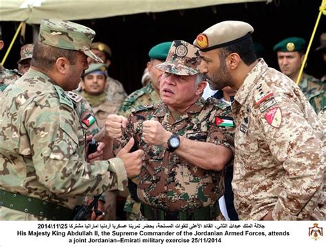 King Attends A Joint Military Jordanianemirati Exercise Jordan News