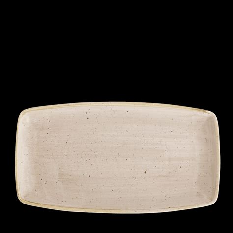 Churchill Stonecast Nutmeg Cream Oblong Plate