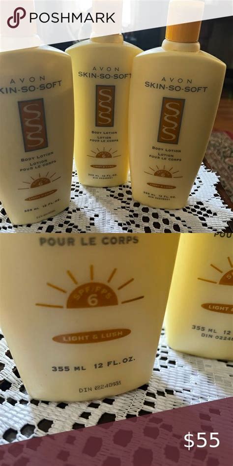 Avon lot of 3 Skin So Soft 12 Oz light and lush spf lotion in 2022 | Spf lotion, Skin so soft ...