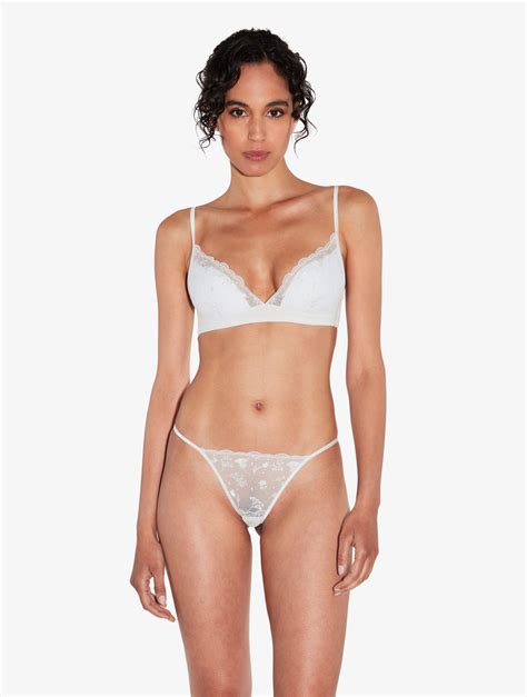 La Perla Midnight Botanica Thong Lys Sylvia Rhodes Boutique