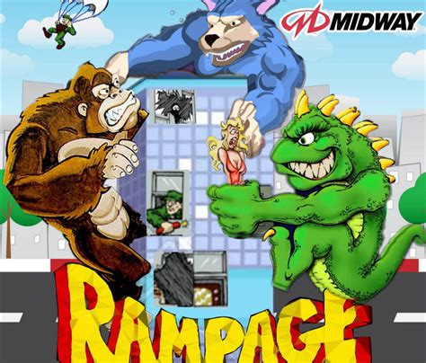 Rampage 1986 Arcade Art by RyuSf22shouryuken on DeviantArt