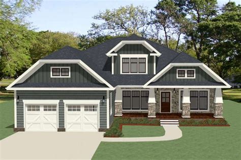 House Plan 6849 00036 Craftsman Plan 2 718 Square Feet 3 4 Bedrooms