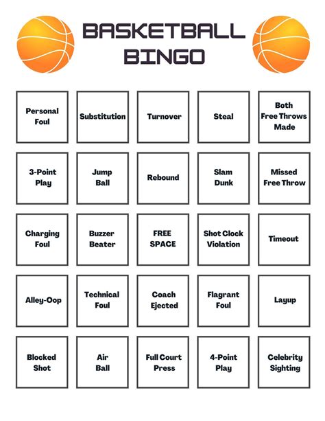 Printable March Madness Bingo Cards Basketball Bingo March Madness