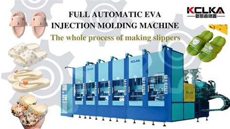 The Whole Process Of Making EVA Slippers Full Automatic EVA Injection