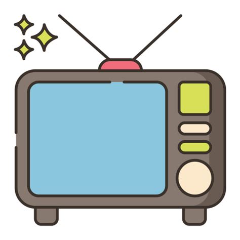 Icono De Televisi N Flaticons Lineal Color