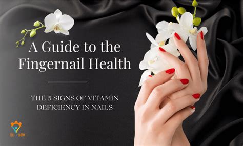 A Guide To The Fingernail Health The Signs Of Vitamin Deficiency In