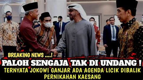 CEK FAKTA Jokowi Sengaja Tak Undang Surya Paloh Ke Nikahan Kaesang