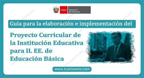 Minedu Guía Para La Elaboración E Implementación Del Pci Para Iiee De