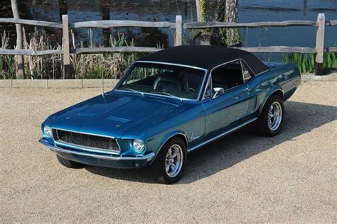 1968 Ford Mustang 351 Gt Coupe Auto Lagoon Blue Metallic Muscle Car