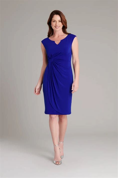 The Lisa Deep Cobalt Dress Connected Apparel Cobalt Dress Dresses