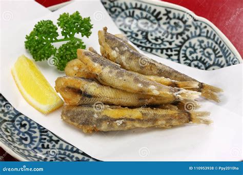 Japanese fried fish dish stock photo. Image of otsumami - 110953938