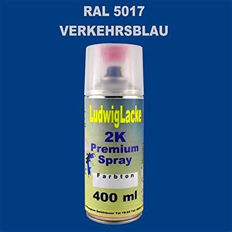 RAL 5017 Verkehrsblau 2K Premium Spray 400ml Amazon De Auto