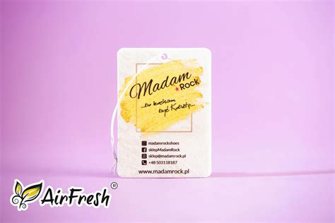 Zawieszki Zapachowe Z Logo Klienta Szt Airfresh Producent