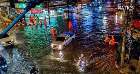 Berschwemmungen Im Gro Raum Bangkok Thailand