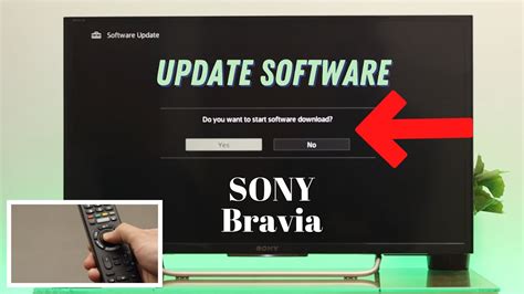 How To System Software Update Sony Bravia Tv Firmware Update Youtube