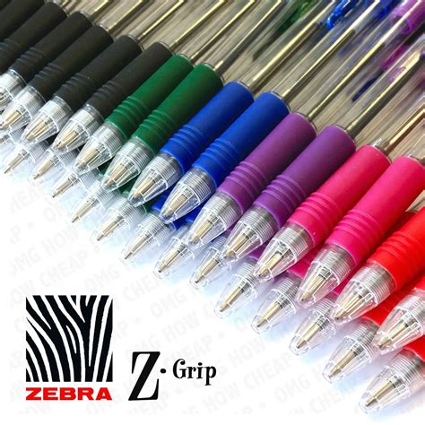 ZEBRA Z GRIP Z GRIP RETRACTABLE BALLPOINT PENS BUMPER PACK OF 40 PENS