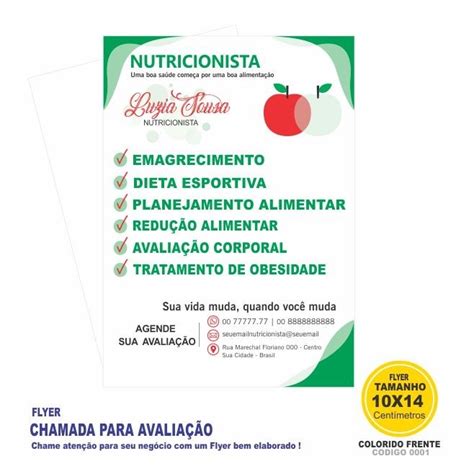 Mil Arts Flyer Modelo Nutricionista