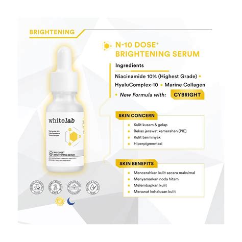 Whitelab N Dose Brightening Serum Niacinamide