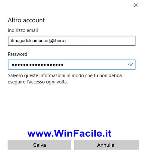 Impostare Email Libero Su Posta Di Windows Winfacile It