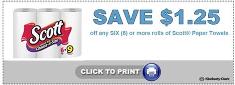 Printable Scott Paper Towel Coupons Get What You Need For Free