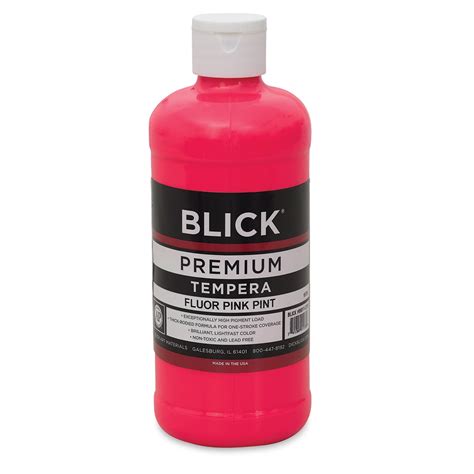 Blick Premium Grade Tempera Fluorescent Pink Pint Michaels