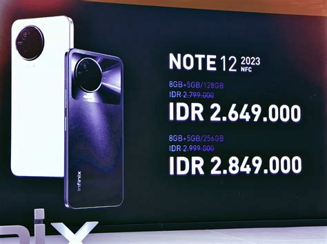 Infinix Note 12 2023 Resmi Meluncur Di Indonesia Jawab Kebutuhan