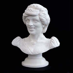 Bust Of Princess Diana Sculpture Made Of Resin Etsy