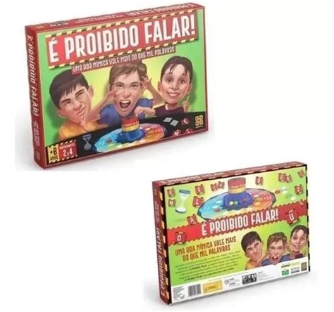 Jogo Tabuleiro De M Mica Proibido Falar Grow Mercadolivre