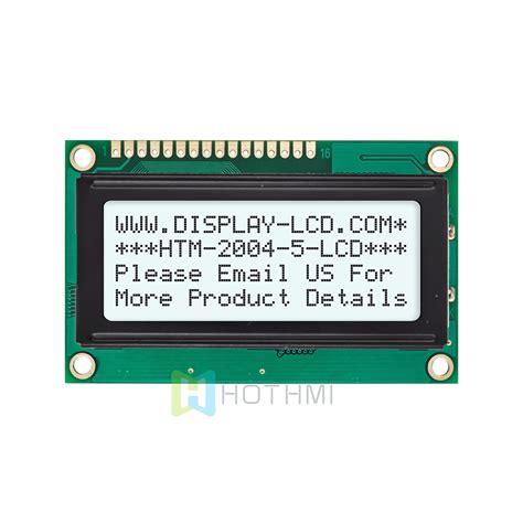 V V X Monochrome Character Lcd Module Fstn Positive Display