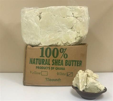 Raw African Shea Butter Unrefined Organic Whiteivory 100 Pure Premium