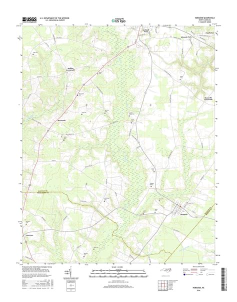 Mytopo Hobgood North Carolina Usgs Quad Topo Map