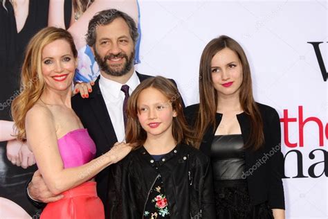 Leslie Mann Judd Apatow Iris Apatow Maude Apatow Stock Editorial