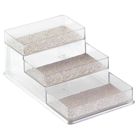 Interdesign Twillo Tier Stadium Spice Rack In Metallico Clear