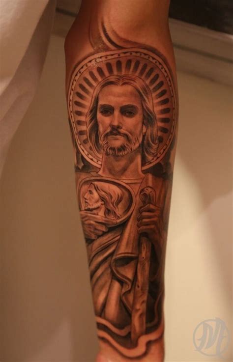 Awesome San Judas Tattoos Designs With Meanings