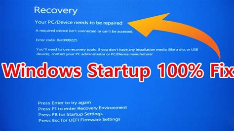 Your Pc Device Needs To Be Repaired Windows 10 Windows Need To Be Repaired Kaise Theek Kare