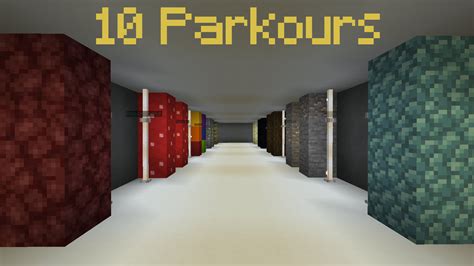 Download «10 Parkours 24 Mb Map For Minecraft