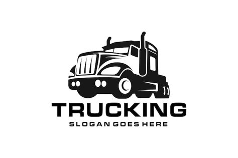 Premium Vector Trucking Company Logo Semi Trailer Truck Logo