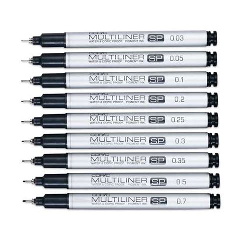 Multiliner SP Noir De Copic Pointe COPIC MULTILINER 0 05MM