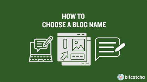 How To Choose A Blog Name