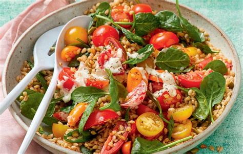 Tomato Chickpea And Barley Salad Healthy Food Guide