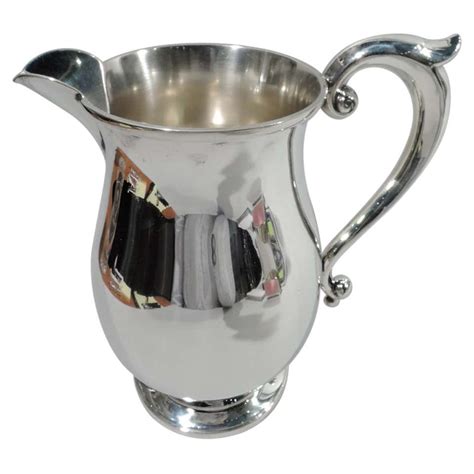 Sterling Water Pitcher For Sale At 1stdibs