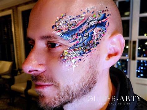 Glitter Arty Face Painting Or Art Form Trendy Art Ideas