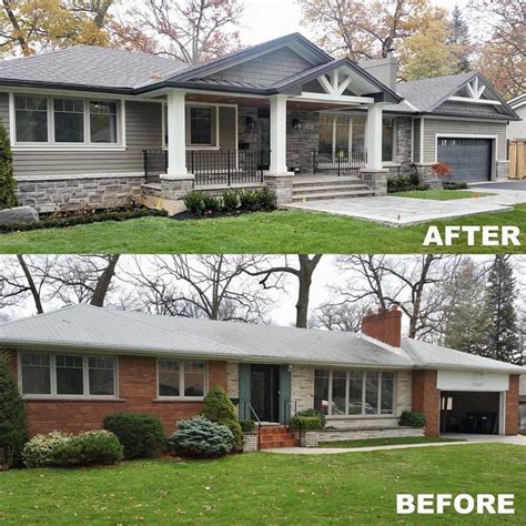 Before And After Exterior Home Renovations - Home Outside Decoration